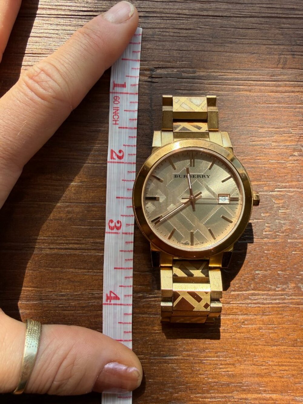 Burberry The City Rose Gold Dial - Steel Strap Watch - Picture 7 of 8